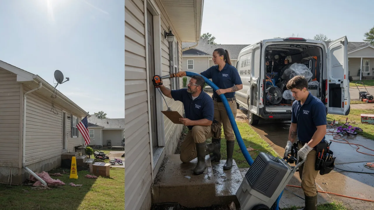 Ceiling Water Damage Restoration in Greenbush, ME near me